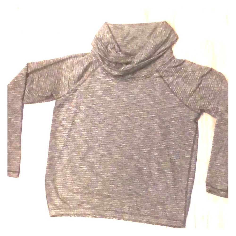 Lululemon cowl neck pullover with cinched waist